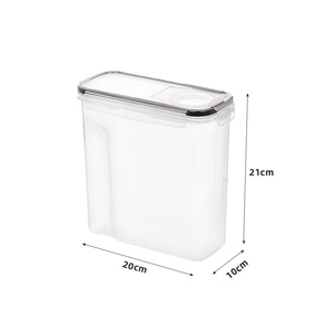 Boîte de rangement transfrontalière pour céréales de cuisine Réservoir de stockage de qualité alimentaire en plastique Grand réservoir scellé domestique - Product Image 1