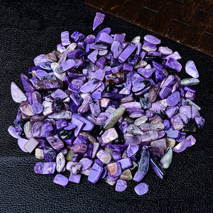 Puces de charoite Offre Spéciale polissage Graviers de charoite utilisés pour la décoration - Product Image 6