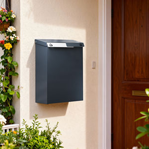 Buzón <span class=keywords><strong>de</strong></span> Correos con Cerradura para Montaje en Pared, Resistente a la Intemperie, Antirrobo, con Tapa <span class=keywords><strong>de</strong></span> Cierre Lento para Hogar y Jardín - Product Image 6