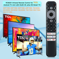 Télécommande vocale de remplacement RC902V FMR1 pour téléviseurs LCD TCL, universelle pour les téléviseurs TCL