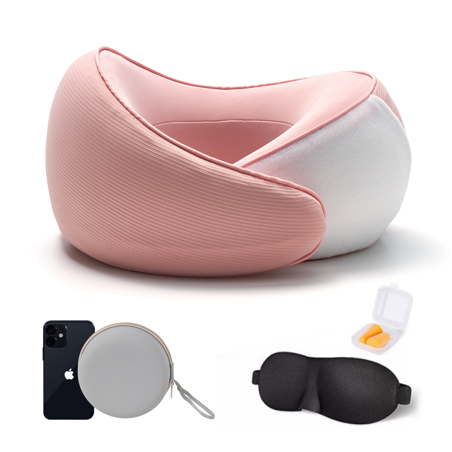 Coffret de rangement rose clair