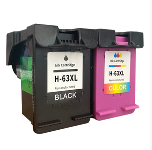 Cartouches remanufacturées Yunli 63XL haute capacité noires et couleur pour imprimantes <span class=keywords><strong>HP</strong></span> <span class=keywords><strong>Deskjet</strong></span> 1112/2130/2132/<span class=keywords><strong>3630</strong></span> (lot en vrac) - Product Image 2