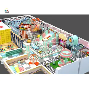 High Quality Indoor Soft Play Interactive Games for Kids Educational Kindgarden Playground with Plastic Ball Pit
