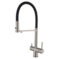 Rallonge de robinet rotative universelle Rallonge pivotante à ressort Pull Out Pull Down Pulvérisateur Robinet de cuisine pour évier
