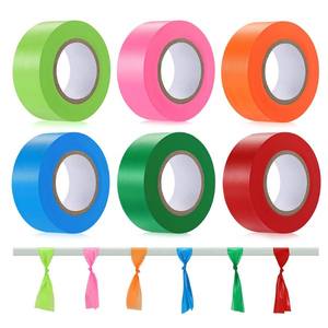 Outdoor PE rode afzetlint <span class=keywords><strong>2</strong></span> inch breed, 0,10 mm dik, 25 m lang, merk Baoguan, voor grenzen en gevaarlijke gebieden - Product Image 3