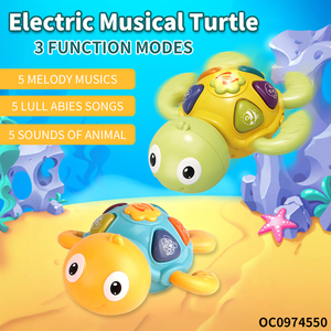Bé giáo dục Pin hoạt động biển âm nhạc rùa ánh sáng đồ chơi với ánh sáng âm nhạc - Product Image 2