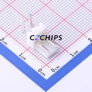 HC-VH-2A2W-G Wire-to-Board Pin Header Bent Lead Through Hole,P=3.96mm Connector 1x2P 3.96mm Right Angle Insert VH - Product Image 1