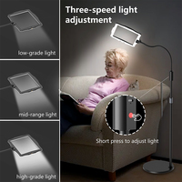 Lupa Digital LED de Página Completa, Lente Fresnel PMMA Grande, Portátil, para Personas Mayores, Ayuda Visual para la Lectura