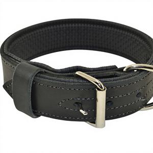 <span class=keywords><strong>Collar</strong></span> de Perro Ajustable de Cuero Vegano Personalizado de Moda de Lujo, Accesorios para Perros al por Mayor para Perros Pequeños y Grandes - Product Image 3