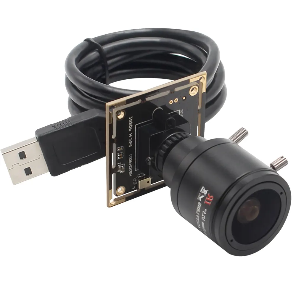 ELP 0,01Lux Ánh Sáng Thấp USB Máy Ảnh 1.3MP 960P HD Mini Module Camera CMOS Với 2.8-12 Mét Varifocal Nhãn Hiệu Ống Kính ELP-USB130W01MT-FV