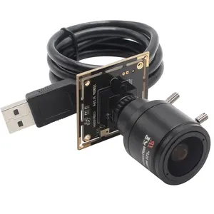 ELP 0.01Lux Low Light USB Camera 1.3MP 960P HD Mini Module Camera CMOS with 2.8-12mm Varifocal Manual Lens ELP-USB130W01MT-FV