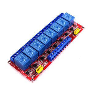 โมดูลรีเลย์ 8 ช่อง 5V ของ Hongwei พร้อมออปโตคัปเปลอร์แบบแยกส่วนสำหรับการควบคุมการสลับวงจร - Product Image 1