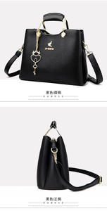 Sac à main de grande capacité pour femmes sac à bandoulière en cuir nouvelle tendance sacs à main tendance pour femmes - Product Image 4