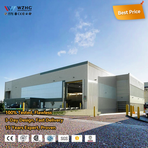 อาคารสำนักงานโครงสร้างเหล็ก โรงงานสำเร็จรูป อาคารอุตสาหกรรม โรงงาน โกดังสินค้า ดีไซน์ทันสมัย - Product Image 1