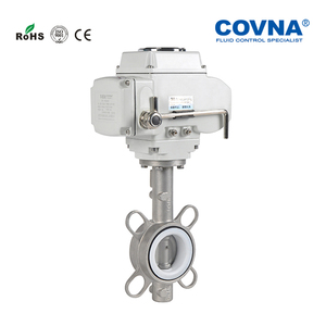 COVNA DN50 SS304 Robinet papillon en acier inoxydable avec revêtement en PTFE - Product Image 5