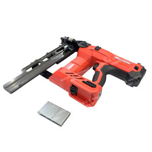 Pistolet à clous électrique <span class=keywords><strong>sans</strong></span> <span class=keywords><strong>fil</strong></span> de qualité industrielle, <span class=keywords><strong>agrafeuse</strong></span> <span class=keywords><strong>sans</strong></span> <span class=keywords><strong>fil</strong></span> alimentée par batterie au lithium pour le travail du bois à usage domestique - Product Image 2