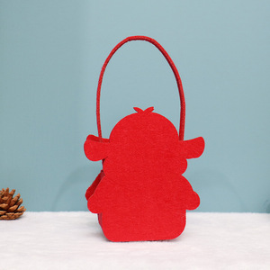 Fashion Design <strong>Christmas</strong> Gifts Logo Printed Felt and Nonwoven Beach Bag for Kids for Shopping - Product Image 3