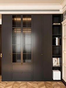 <span class=keywords><strong>Armoire</strong></span> moderne avec portes coulissantes et rangements variés pour une chambre et un salon optimisés en termes d'espace - Product Image 4