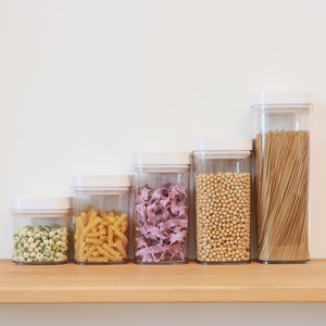 Thiết kế hiện đại Twist mở kín thân thiện với môi thực phẩm lưu trữ Container có nắp đậy Silicone cao su + Vật liệu vật nuôi lưu trữ hiệu quả - Product Image 3