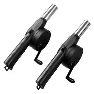 Souffleur à manivelle pour barbecue, outil de cuisson en plein air, pompe à air manuelle en plastique avec conception pratique, construction durable - Product Image 3