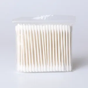 100pcs cheap ear cleaning beauty buds cotton swab paper stick organic coton swabs