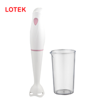 Mixeur Plongeant Électrique Portable avec Contrôle par Bouton, Boîtier en Plastique Sans BPA, Capacité 600ml, pour Smoothies, Usage Domestique, ODM