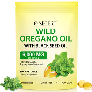 <span class=keywords><strong>O</strong></span>.SECERT Capsule di Olio di Origano Selvatico con Olio di Semi Neri, Concentrazione Potente di Carvacrol e Timochinone, 6000Mg per Dose - Product Image 2