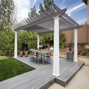 3x4m Modern Automatic <strong>Canopy</strong> Rainproof Patio Gazebo Outdoor Aluminium Pergola Pergola Electric Louver Roof - Product Image 3