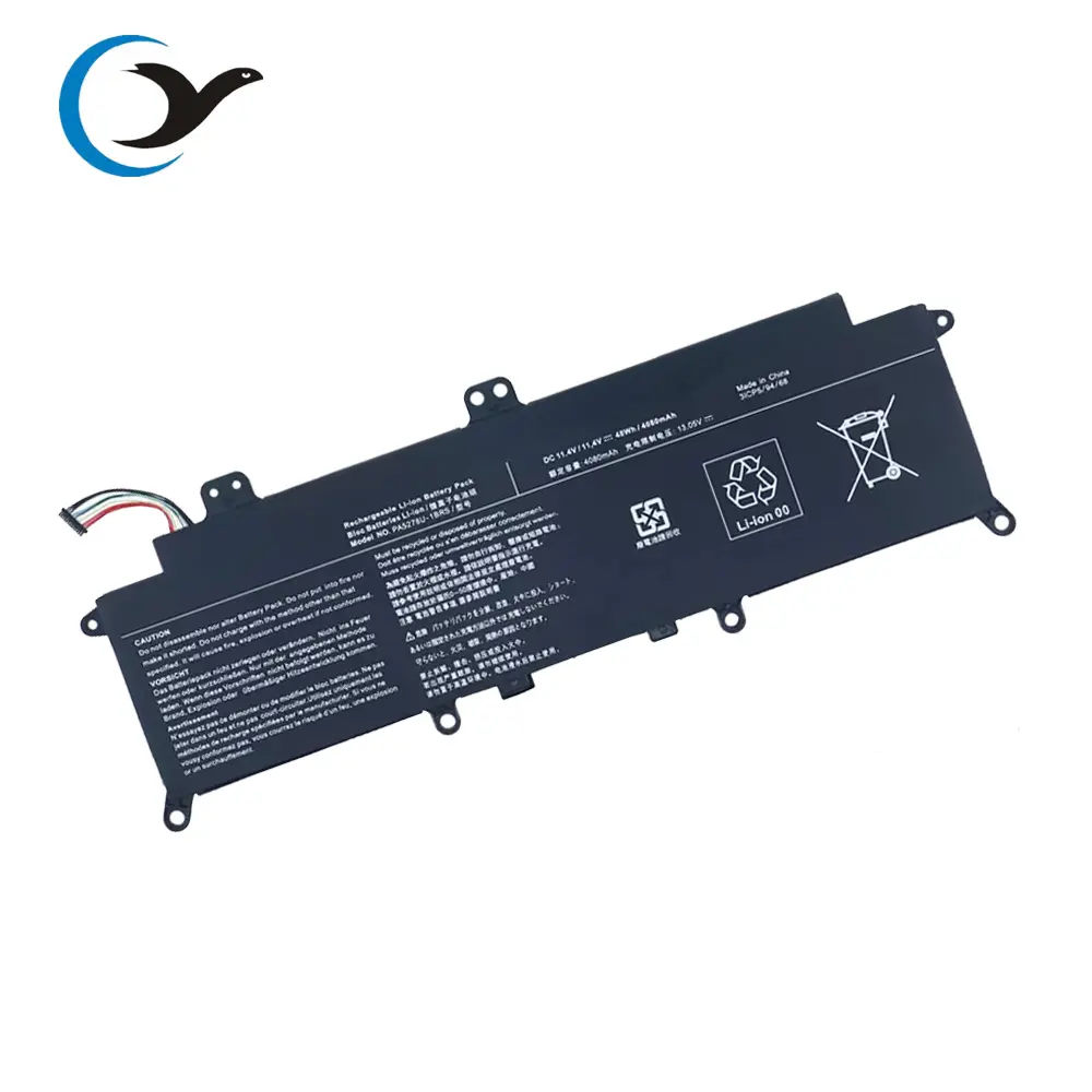 Nhà Máy Thay Thế Pin Máy Tính Xách Tay PA5278U-1BRS Cho Toshiba Portege X30-D X30-E X40-D Tecra PA5278U Pin