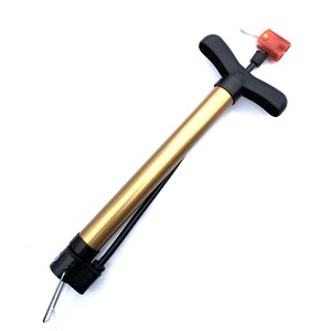 Bomba de Aire de Alta Presión de 30 cm con Doble Boquilla y Adaptador para Bicicletas, Bicicletas de Montaña, Bicicletas Eléctricas y Balones de Baloncesto (Metal) - Product Image 2