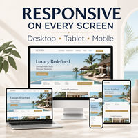 Diseño de Sitio Web para Reserva de Hoteles y Viajes, Plataforma para Negocios de Turismo y Hostelería con Compatibilidad con MAC OS, Disponible