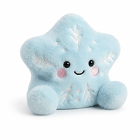 Peluche Étoile Mignonne, Coussin Doux en Forme de Flocon de Neige, Personnage de Dessin Animé Kawaii, Couleur Personnalisée, Cadeau d'Anniversaire pour Enfants