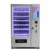 Distributeur automatique de snacks avec écran tactile, paiement sans espèces, grande capacité pour les commerces de détail