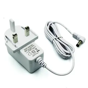 Neuestes 7V 2A UK Stecker Wand schalt netzteil 14W Dreieck Stecker Ladegerät mit CE UKCA Zertifizierung