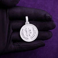 Pendentif Lettre B en Argent Sterling 925 GRA Hip Hop Iced Out Bling, Moissanite VVS testée au diamant, pour Homme, Cadeau de Fête