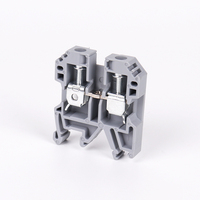 SAK 4/10 Schraubklemmen 4mm² 32A 800V Kombinationsanschluss Durchgangs-DIN-Schienen-Klemmenblock