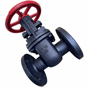 Vanne à opercule GOST PN10 Py10 en fonte à double disque avec joint rigide, norme russe, pour l'infrastructure et le drainage des eaux usées - Product Image 1
