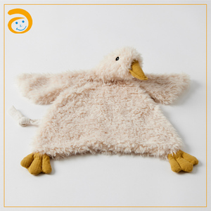 Manta de Peluche Ecológica Teñida para Bebé, Suave y Segura, con Cabeza de Pato Adorable, Juguete para Cuna de Recién Nacido, Regalo para Baby Shower - Product Image 3