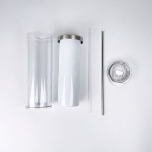 Vaso Térmico de Acero Inoxidable de 20oz para Sublimación, con Diseño DIY de Tablero de Historias, Antiderrames, con Tapa, Tipo Globo de Nieve - Product Image 4