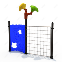 Équipement de terrain de jeu extérieur pour enfants, structure d'escalade et murs d'escalade - Aire de jeux éducative en acier durable pour les écoles et les garderies