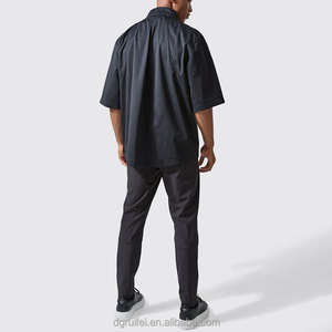 High Quality <strong>Waterproof</strong> Custom Silk Printing Polyester Windbreaker Oversized <strong>Short</strong> <strong>Sleeve</strong> Quarter Zipper Hiking <strong>Golf</strong> <strong>Jacket</strong> Men - Product Image 3