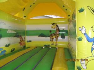 Château gonflable sur le thème des animaux pour location commerciale de fêtes d'enfants en plein air - Product Image 4