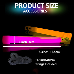 Palos Luminosos Químicos de Neón en Oferta, Juguetes Luminosos de 6 Pulgadas para Fiestas, Bodas, Conciertos y Celebraciones Navideñas - Product Image 2