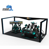 Parque Temático de Realidad Virtual de 100m, Área de Juegos Comercial Interior para Niños, Equipo de Realidad Virtual de Alta Capacidad, 500kg, 4-12 Máquinas VR