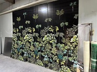 Panel de Pared Maituo 4x8, Paneles de Bambú Multiplicado para Uso en Interiores, Panel de Pared de PVC con Chapa de Madera