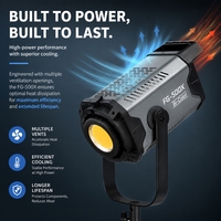FG 500X 500W COB Studio Light Ra≥97, contrôle APP/DMX, luminosité 97 900lx pour la photographie et le streaming en direct professionnels