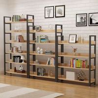 Étagère de rangement multi-compartiments sur pied Ge Heng Z-101S, grande capacité, design moderne et simple, avec panneau arrière