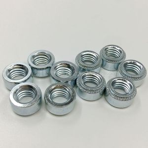 Cls Press-fit <b>Nuts</b> M3 M4 M5 M6 M8 M10 Carbon Steel Galvanized Flat Head Metric Thread Size 7.0mm - Product Image 4