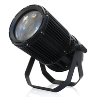 Projecteur de scène LED COB 200W étanche de haute qualité avec zoom, IP65, RGBW 4-en-1
