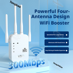 Amplificador de Señal Wifi OEM con Cuatro Antenas, Extensor de Red Inalámbrica a Través de Paredes, Repetidor de 300M para el Hogar - Product Image 2